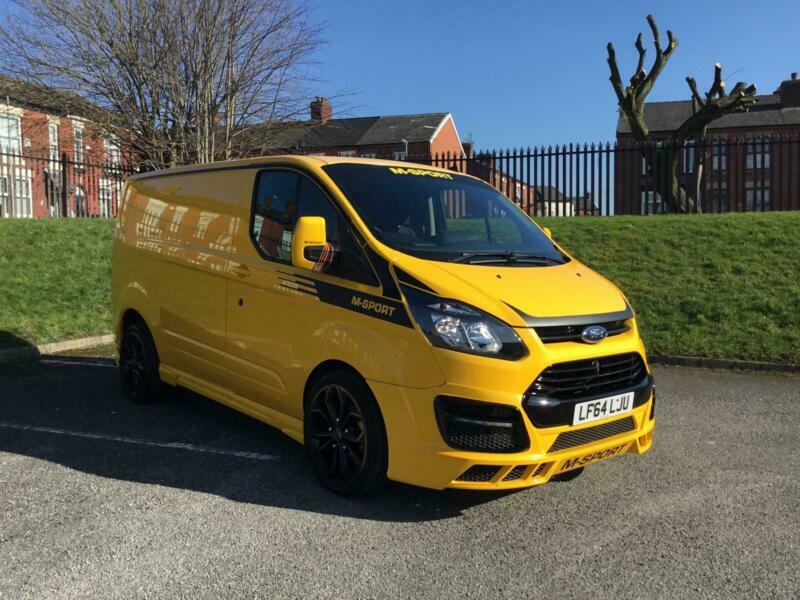 yellow ford transit custom